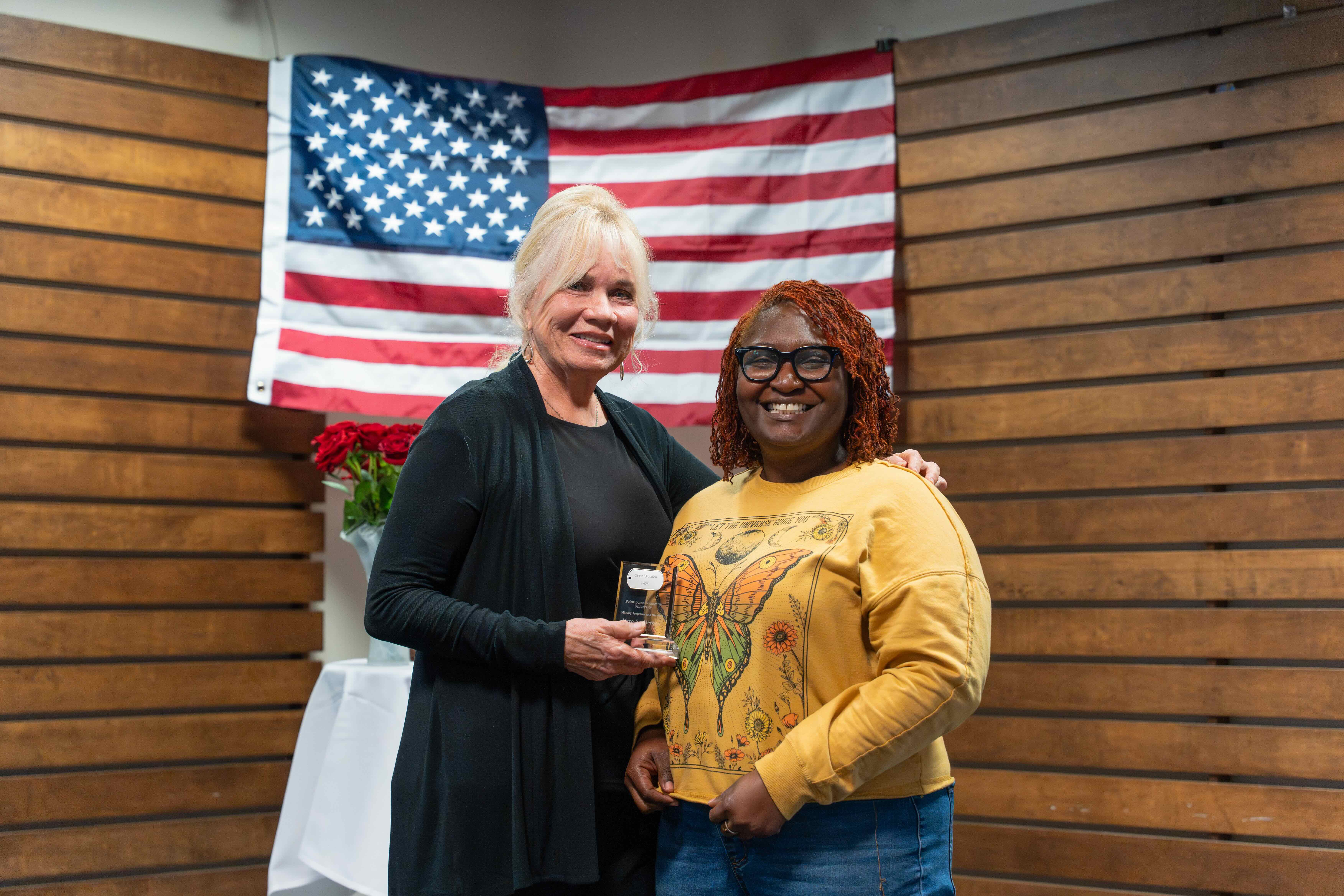 SVA member honored with award at the 2026 Warrior's Breakfast.