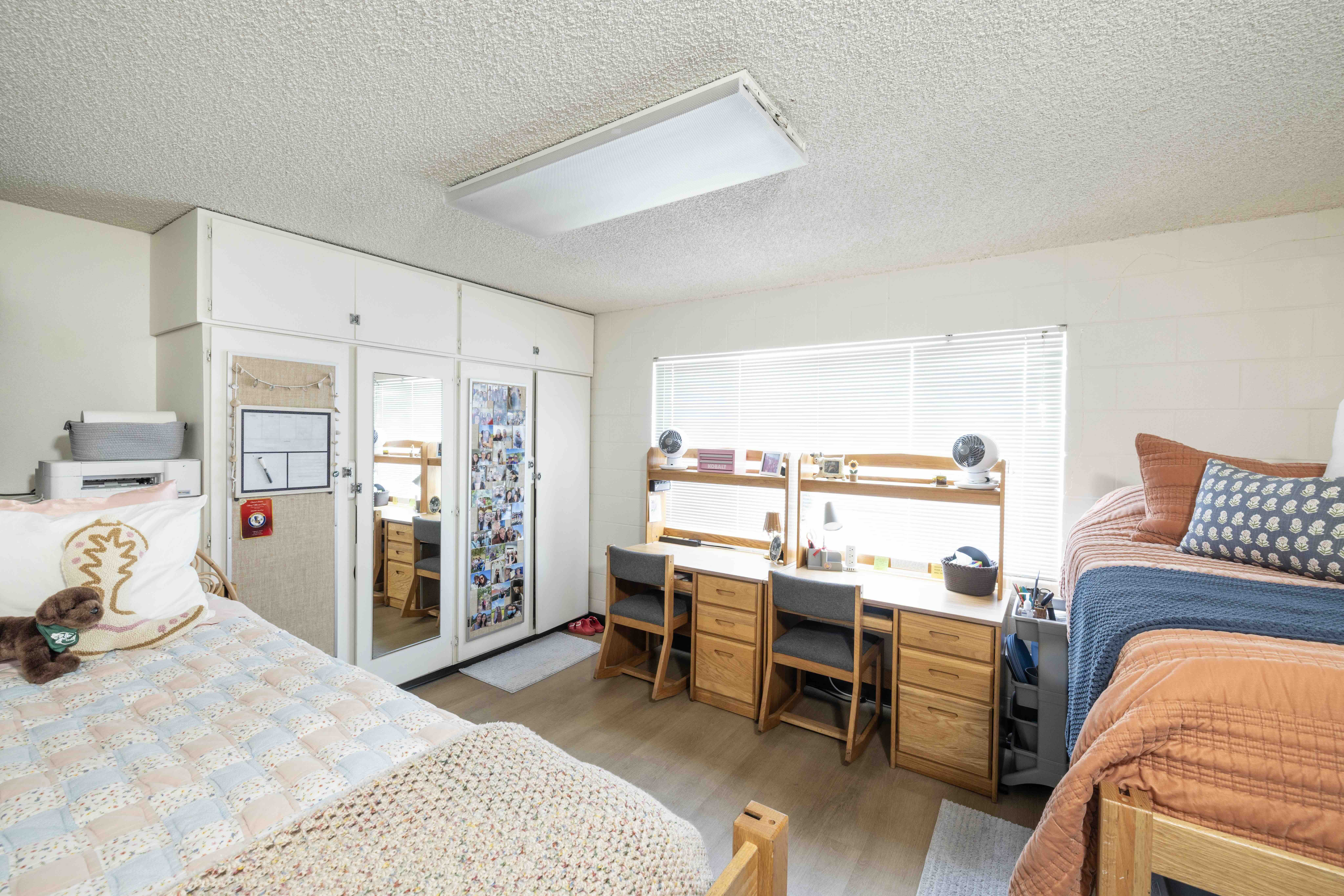 PLNU student's bedroom in Goodwin Hall.