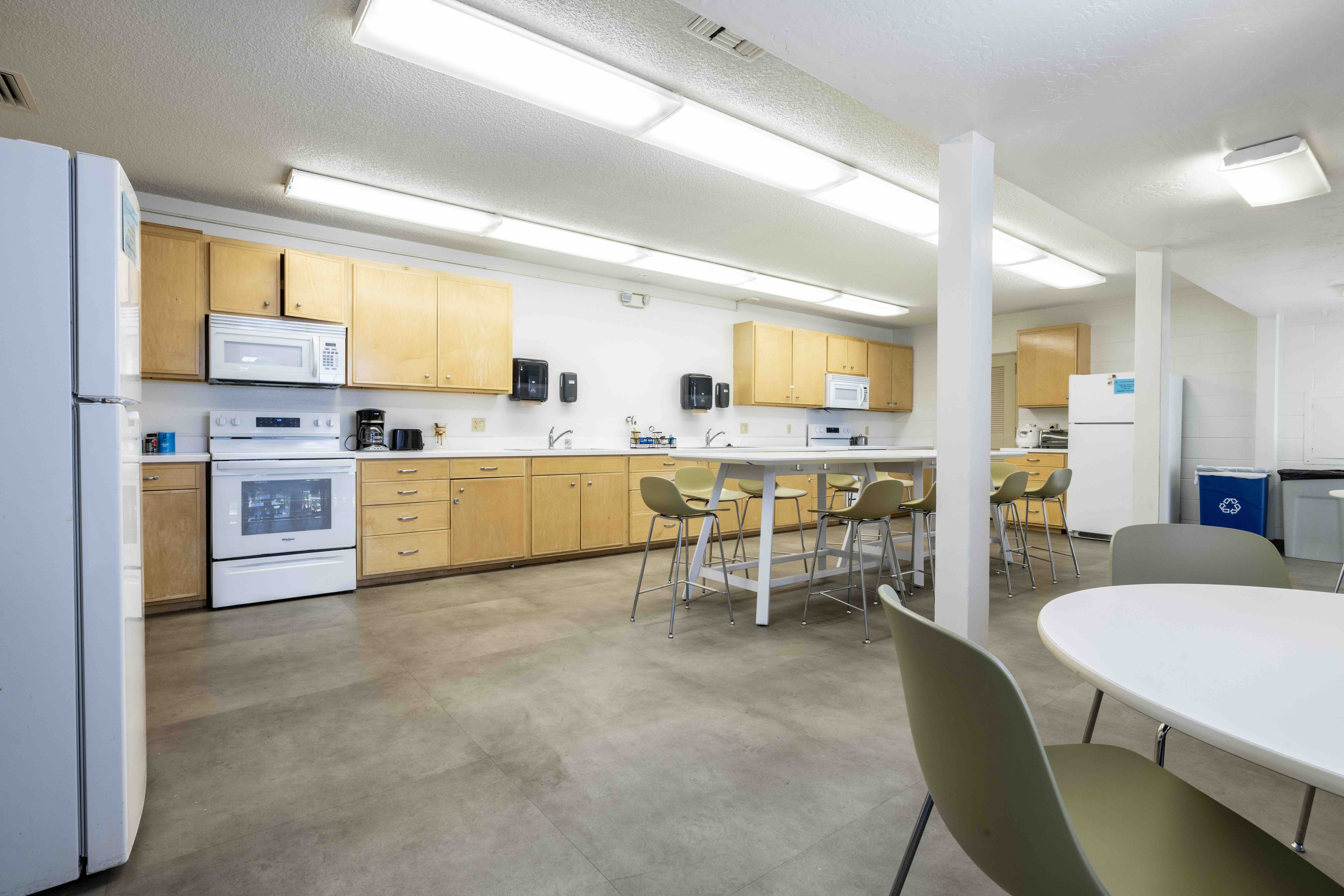 Kitchen space in Goodwin Hall.