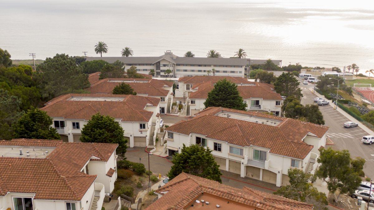 View of the Pacific Ocean from the PLNU flex apartments