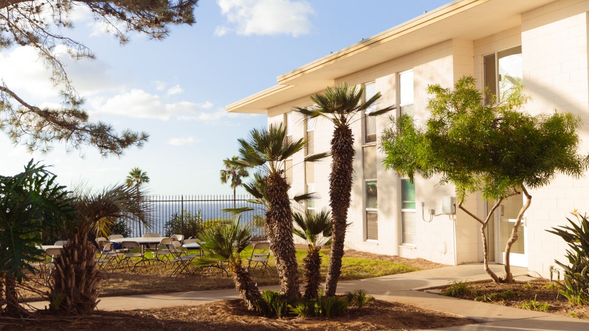 Exterior view of Goodwin Hall on PLNU Campus