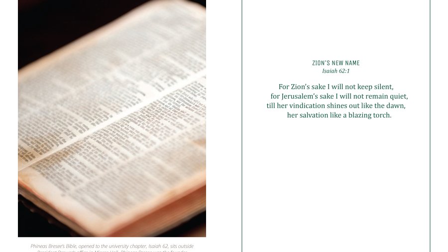 Excerpt from PLNU Brand Promise highlighting the University Chapter