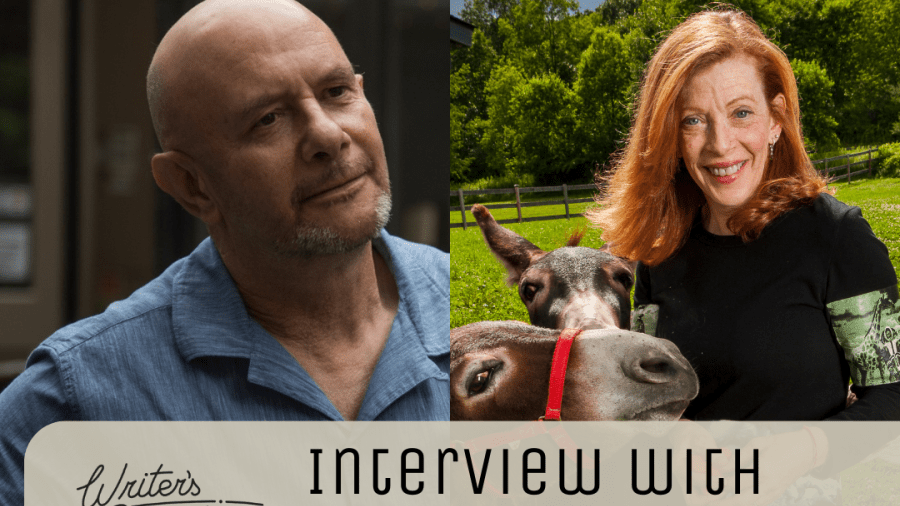 Symposium Interview Image for Nick Hornby and Susan Orlean 2024