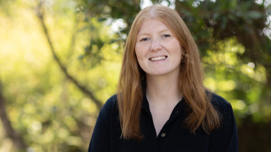 Portrait shot of Hannah Gibson.