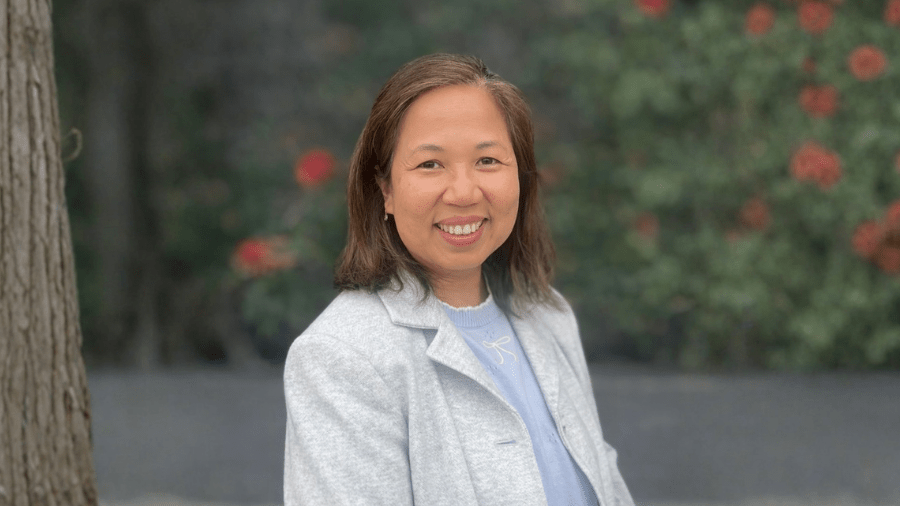 Portrait shot of Joyce Tatad.