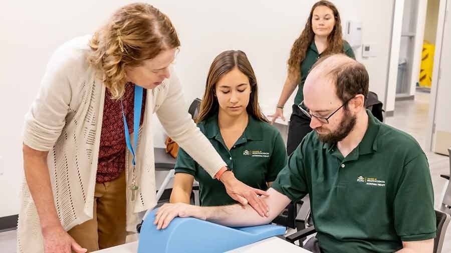 MSOT students learn in their classroom