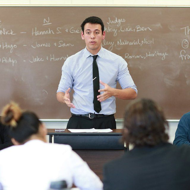 Instructor Teaching Class