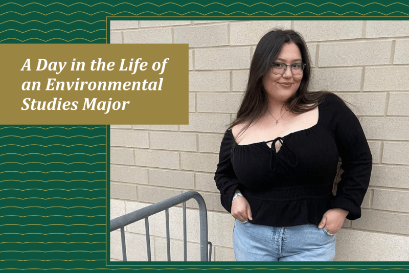 Environmental Studies major, Miranda Williams.