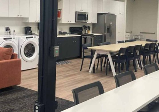 The interactive classroom lab space for the PLNU MSOT program