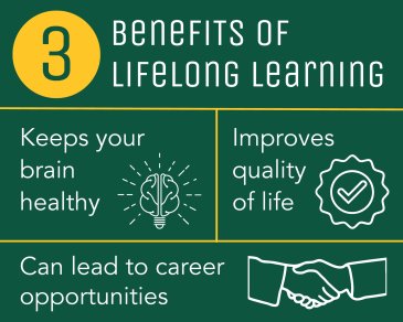 Three benefits of lifelong learning