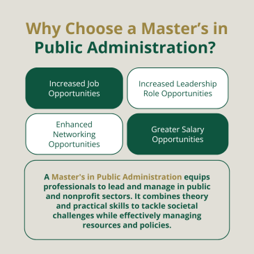 Why Choose a Master's in Public Administration?