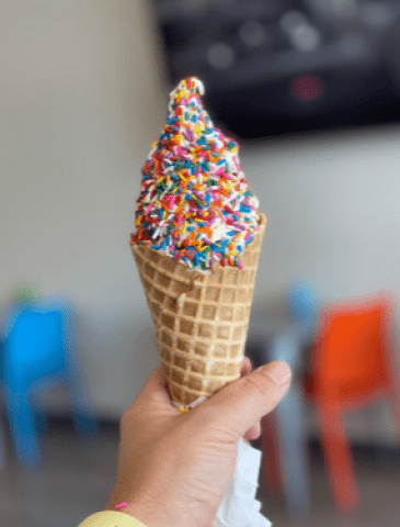 Soft Serve Sprinkle Cone