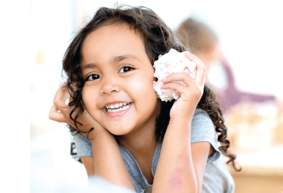 Little Girl with Sea Shell